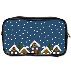 Winter Idyll Toiletries Bag (two Sides) by Valentinaart