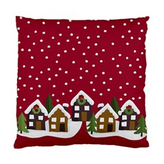 Winter Idyll Standard Cushion Case (one Side) by Valentinaart