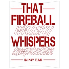 Fireball Whiskey Shirt Solid Letters 2016 Back Support Cushion by crcustomgifts