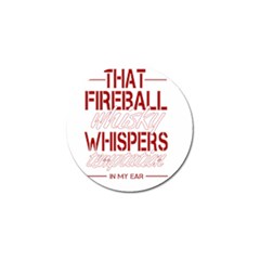 Fireball Whiskey Shirt Solid Letters 2016 Golf Ball Marker by crcustomgifts