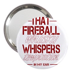 Fireball Whiskey Shirt Solid Letters 2016 3  Handbag Mirrors