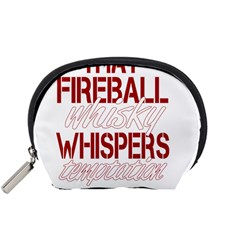 Fireball Whiskey Shirt Solid Letters 2016 Accessory Pouch (small)