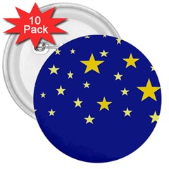 Digitalstars 3  Buttons (10 Pack) 