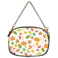 Thanksgiving Pattern Chain Purse (one Side) by Valentinaart