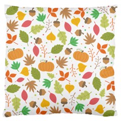 Thanksgiving Pattern Standard Flano Cushion Case (two Sides) by Valentinaart