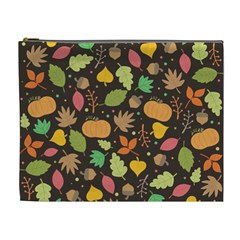 Thanksgiving Pattern Cosmetic Bag (xl) by Valentinaart