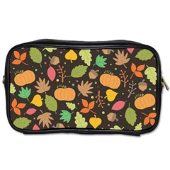 Thanksgiving Pattern Toiletries Bag (one Side) by Valentinaart
