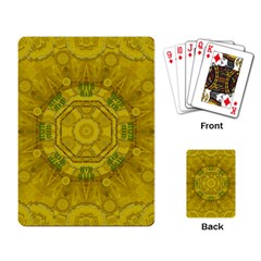 Sunshine Feathers And Fauna Ornate Playing Cards Single Design by pepitasart