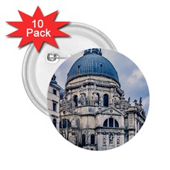 Santa Maria Della Salute Church, Venice, Italy 2 25  Buttons (10 Pack)  by dflcprintsclothing