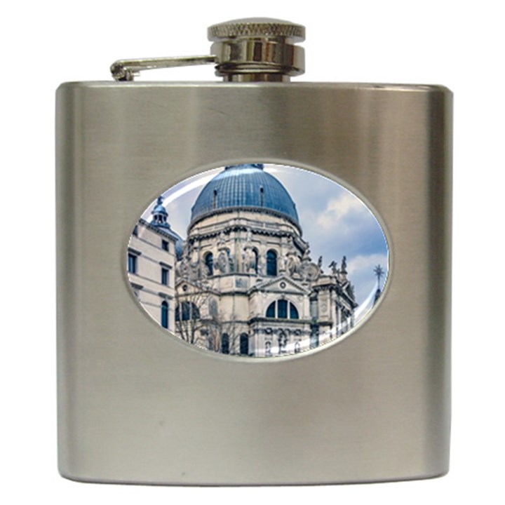 Santa Maria Della Salute Church, Venice, Italy Hip Flask (6 oz)