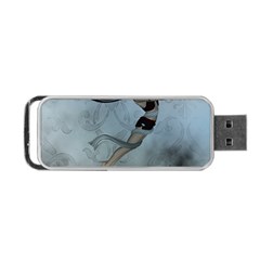 Wonderful  Fairy, Blue Colors Portable Usb Flash (two Sides) by FantasyWorld7