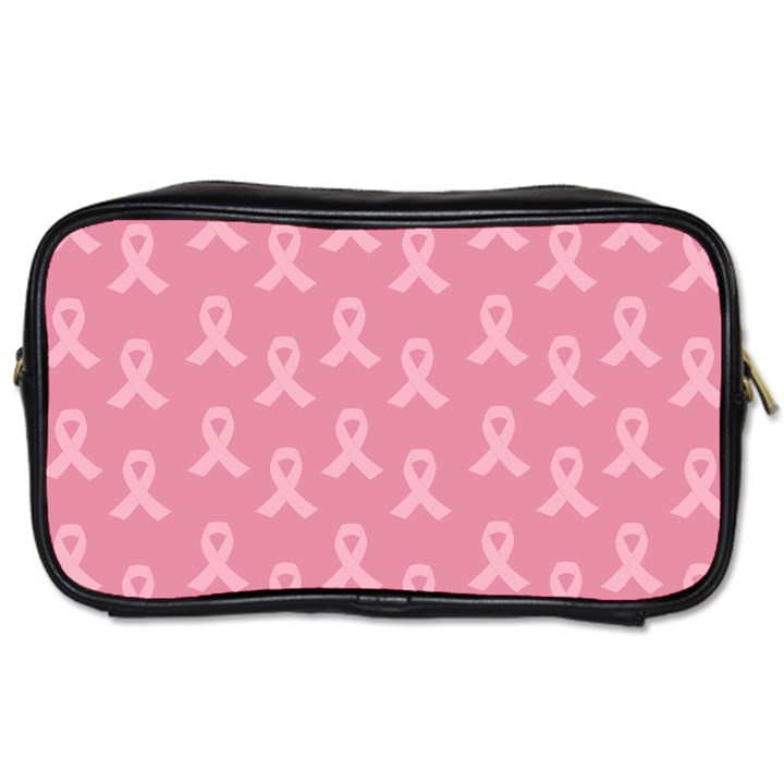 Pink Ribbon - breast cancer awareness month Toiletries Bag (One Side)