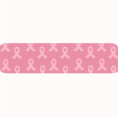 Pink Ribbon - Breast Cancer Awareness Month Large Bar Mats by Valentinaart