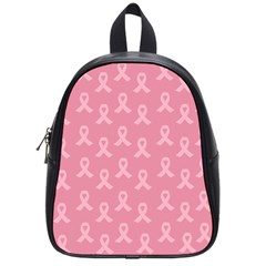 Pink Ribbon - Breast Cancer Awareness Month School Bag (small)