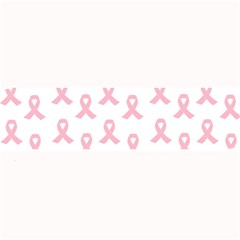 Pink Ribbon - Breast Cancer Awareness Month Large Bar Mats by Valentinaart
