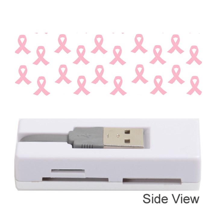 Pink Ribbon - breast cancer awareness month Memory Card Reader (Stick)