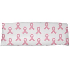 Pink Ribbon - Breast Cancer Awareness Month Body Pillow Case (dakimakura) by Valentinaart