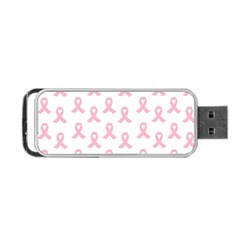 Pink Ribbon - Breast Cancer Awareness Month Portable Usb Flash (two Sides) by Valentinaart