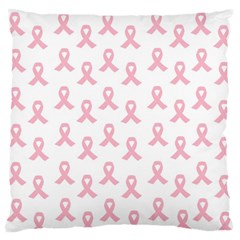 Pink Ribbon - Breast Cancer Awareness Month Standard Flano Cushion Case (one Side) by Valentinaart