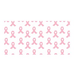 Pink Ribbon - Breast Cancer Awareness Month Satin Wrap by Valentinaart