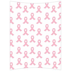 Pink Ribbon - Breast Cancer Awareness Month Back Support Cushion by Valentinaart