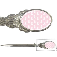 Pink Ribbon - Breast Cancer Awareness Month Letter Opener by Valentinaart