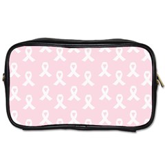 Pink Ribbon - Breast Cancer Awareness Month Toiletries Bag (two Sides) by Valentinaart