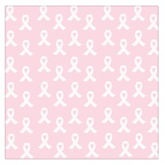 Pink Ribbon - Breast Cancer Awareness Month Large Satin Scarf (square) by Valentinaart