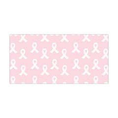 Pink Ribbon - Breast Cancer Awareness Month Yoga Headband by Valentinaart
