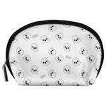 Cute Kawaii Ghost pattern Accessory Pouch (Large) Front