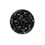 Human skeleton pattern - Halloween  Hat Clip Ball Marker Front