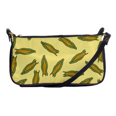 Corn Pattern Shoulder Clutch Bag by Valentinaart