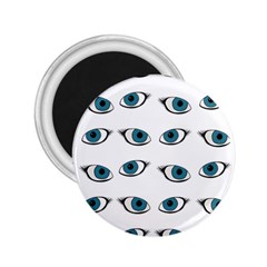 Blue Eyes Pattern 2 25  Magnets by Valentinaart