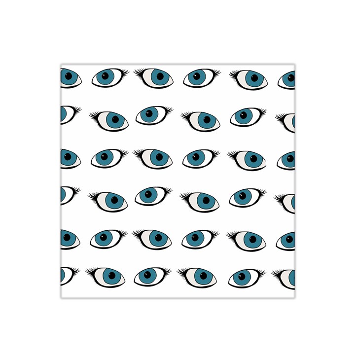 Blue eyes pattern Satin Bandana Scarf