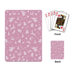 Christmas Pattern Playing Cards Single Design by Valentinaart