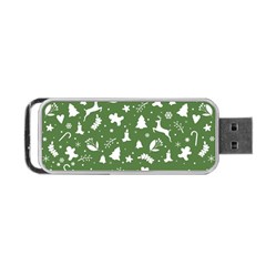 Christmas Pattern Portable Usb Flash (one Side) by Valentinaart