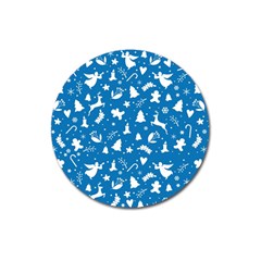 Christmas pattern Magnet 3  (Round)