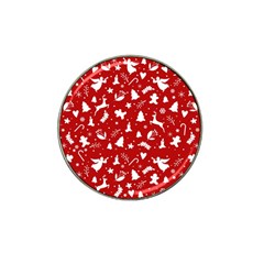 Christmas Pattern Hat Clip Ball Marker (4 Pack) by Valentinaart