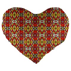 New Stuff-8 Large 19  Premium Flano Heart Shape Cushions by ArtworkByPatrick