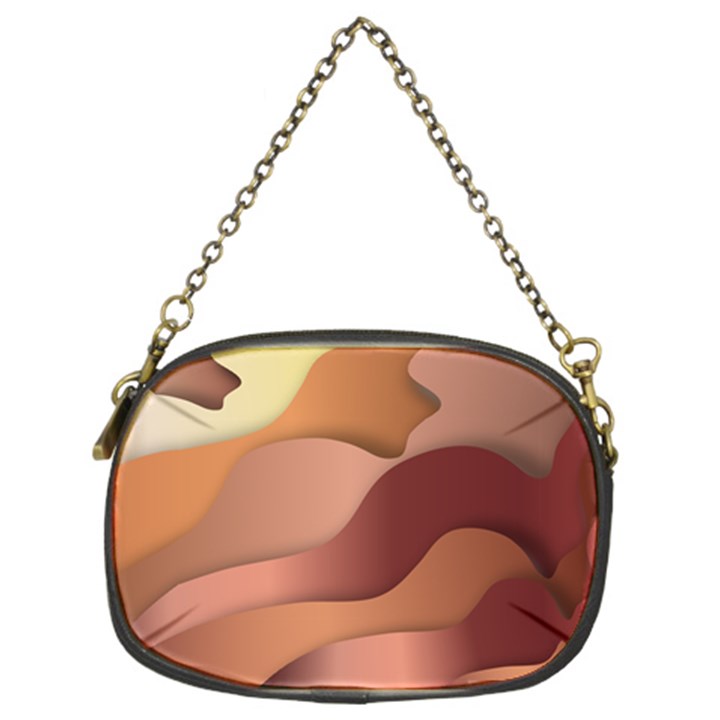 Autumn Copper Gradients Copyspace Chain Purse (Two Sides)