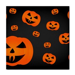 Halloween Pumpkin Autumn Fall Tile Coasters by Sapixe