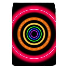 Neon Light Abstract Pattern Lines Removable Flap Cover (l)