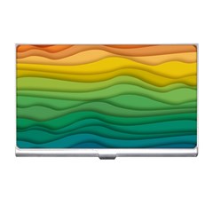 Background Waves Wave Texture Business Card Holder by Sapixe