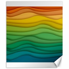 Background Waves Wave Texture Canvas 20  X 24  by Sapixe