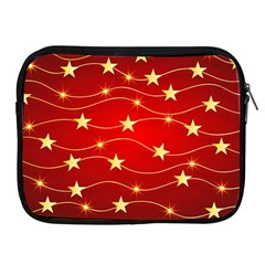 Stars Background Christmas Decoration Apple Ipad 2/3/4 Zipper Cases by Sapixe