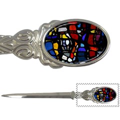 Art Bright Lead Glass Pattern Letter Opener