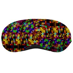 Color Mosaic Background Wall Sleeping Masks