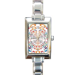 Wallpaper Pattern Colorful Color Rectangle Italian Charm Watch by Sapixe