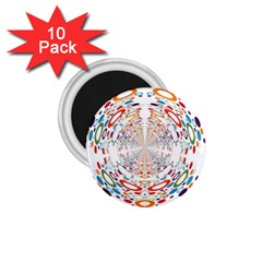 Wallpaper Pattern Colorful Color 1 75  Magnets (10 Pack) 