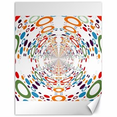Wallpaper Pattern Colorful Color Canvas 18  X 24  by Sapixe